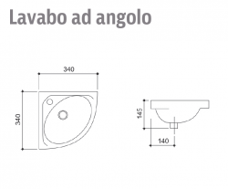 SCHEMA LAVABO AD ANGOLO